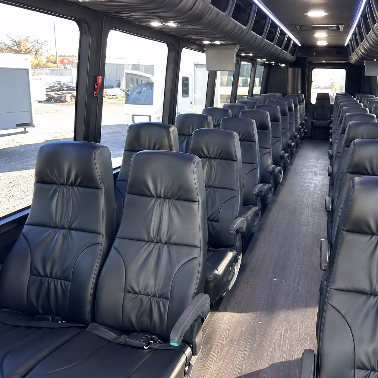 greenville employee transportation onboard seating