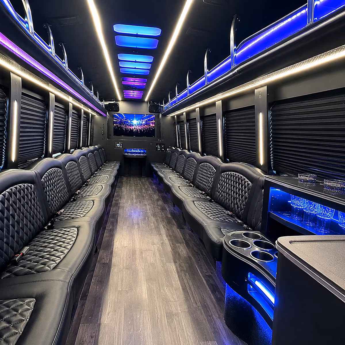 greenville party bus rentals inside