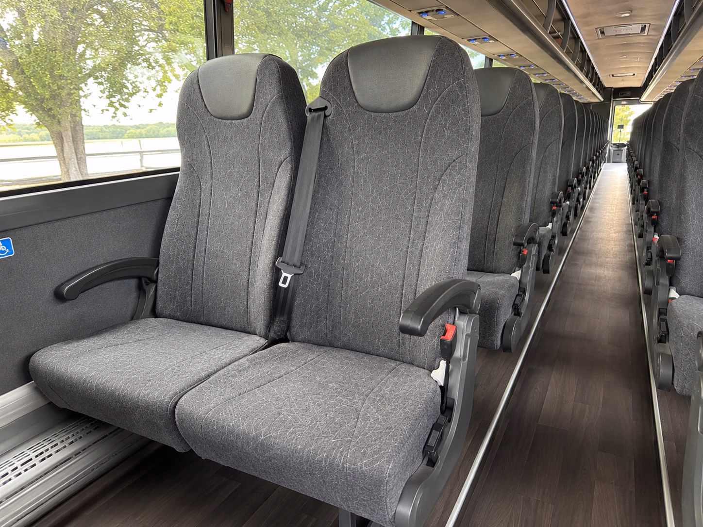 greenville religious group transportation onboard seating