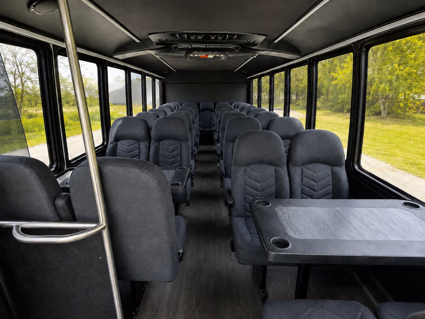 greenville sporting event transportation onboard seating